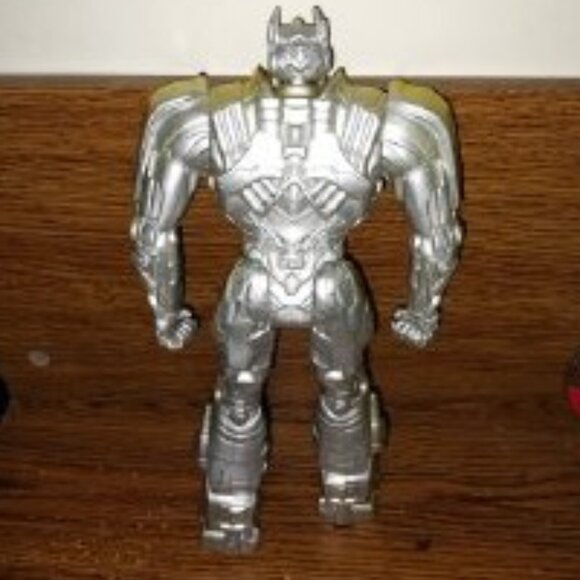 2013 Hasbro Transformers Silver Knight Titan Heroes Optimus Prime Action Figure - Picture 2 of 2
